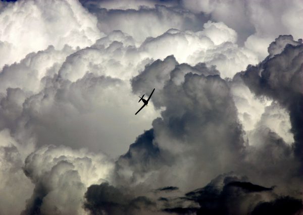 airplane-storm-clouds